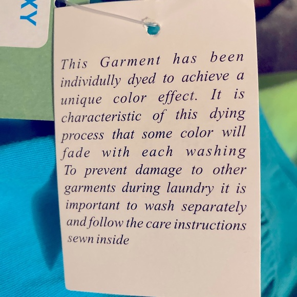 NWTS Roxy Ombre Blue and Green Sun Dress Women’s Small Casual Bohemian Surf - Picture 6 of 6